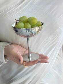 1 件不锈钢甜点碗、冰淇淋杯、高脚杯饮料杯、家用下午茶杯 - 銀色 - 查看 12