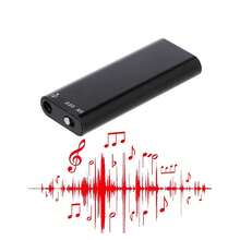 三合一 8G 迷你数码录音笔 + 立体声 MP3 音乐播放器 + 8GB 存储 U 盘 - 黑色[8GB] - 查看 10