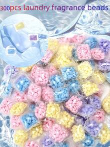300pcs/Pack Long Lasting Fragrance Beads, Fabric Softener, Clothes Freshener, Laundry Fragrance Beads, Washing Machine Fragrance Beads, Persistent Laundry Fragrance Beads, Laundry Care Cleaning Supplies, Cleaning Tools, Apartment Essentials, Modern Stain Removal Miracle (Weight May Vary, Based On Net Content) - 彩色 - 查看 10