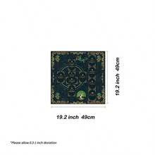 1pc Divination Tarot Tablecloth Tablecloth Sun Moon Tarot Cards Altar Cloth Tarot Mat Decor Witchcraft Astrology Oracle Cards Pads Gifts Decor Card Pad