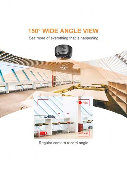 HD 720P Mini WiFi Camera Real Time Remote Viewing, Two Way Audio, Motion Detection Home Pet Monitoring view 6