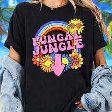 Women T-Shirts - Black002 - View 2