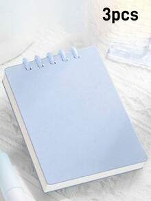 1-20pcs Customized Loose-Leaf Macaron Notebook, Office & Study Supplies, 80 Pages. Compact & Portable, Suitable For Classroom Notes, Recording Client Needs, Schedule Planning And Life Organization.