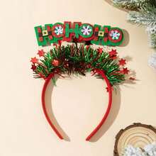 1pc Elegant Christmas Headbands, Christmas Snowflake Hat Headbands Hat Headbands, Christmas Dress-Up Hair Accessories, Santa Claus Headbands, Suitable For Women's Holiday Hairstyle Accessories, Polyester Fiber. Christmas Festival Party Decoration Accessories, Christmas Decorations Home Holiday Essential, Hair Band, Hair Hoop