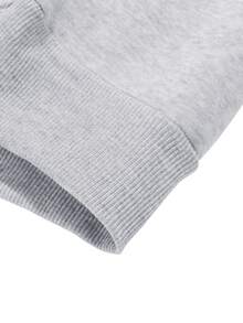 Heavy Weight With Plush! Men's Plus Size Loose And Thick Hooded Sweatshirt, Autumn And Winter Warm Top, Brand Jacket, Casual