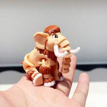 Figura decorativa de perro Spaniel lindo y adorable impresa en 3D, escultura de escritorio de plástico, regalo festivo - Multicolor - Ver 27