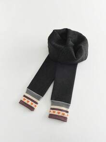 1 件女婴加厚保暖舒适打底裤，秋冬 - 彩色 - 查看 12