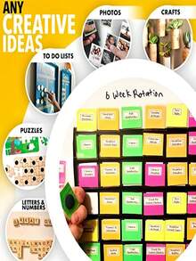 100/50/20/10/5片装圆形磁性贴纸套装，适用于冰箱贴DIY，粘性橡胶磁点，强力自粘磁性圆盘 - 彩色 - 查看 5