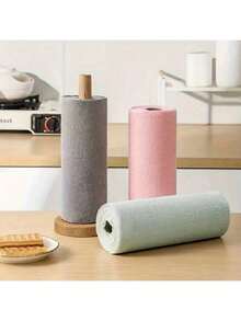 1pc (20 Pieces/50 Pieces) Of Microfiber Towel Rolls, Tearable Cleaning Towels, Ultra-Fine Fibers, Multi-Functional Absorbent Cleaning Tissues Suitable For Car Soft Cleaning Cloths, Napkins, Kitchen Towels, Lazy Towels, Cleaning Supplies, Cleaning Tools, Kitchenware, Household Items, Household Cleaning Supplies - Multicolor - View 4