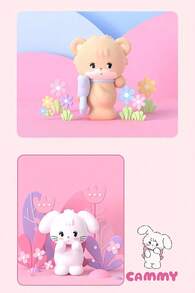 Mikko Dream Launch Series Blind Box Decor - Cute Cat, Dog & Rabbit Anime Figurines | Desktop Ornament & Cartoon Gift (Random Style Shipped) - Multicolor - View 6