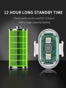 1/2/4 件 LED 飞机灯，LED 频闪灯带红外遥控 USB RGB 彩色防撞无人机夜间飞行迷你自动信号灯迷你灯 8 色 USB 灯适用于汽车摩托车无人机飞机自行车 - 彩色 - 查看 9