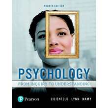 Pre-Owned Psychology: From Inquiry To Understanding (Paperback) By Scott Lilienfeld, Steven Lynn, Laura Namy - Single Book - View 3