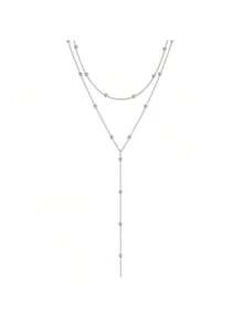 Long Gold Necklaces For Women, Gold Lariat Necklace, Long Chain Necklace For Women - Vàng - Xem 4