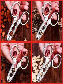 家用小工具 - 葵花籽剥壳器、种子剥壳机、种子破碎工具、种子脱壳器、松子专用钳、榛子开壳器 - 彩色 - 查看 2