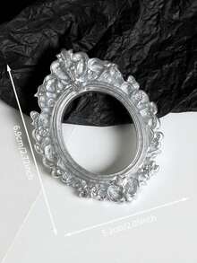 10个/1个复古奢华巴洛克风格树脂相框装饰，圣诞DIY童话娃娃屋迷你相框装饰，适合圣诞娃娃展示，送给家人和朋友的惊喜礼物，珠宝店景观配件