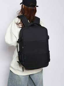 1 Custom Carry-On Bag 44x28x15 Ryanair Travel Backpack Small Plane Luggage Men's Backpack Flight Women's, 14-Inch Laptop Backpack For School Hiking Work, Perfect For Office, Outdoor, Travel, College, Elementary School, Middle School, High School, Work, Business, Commuting, Stadium, Sports