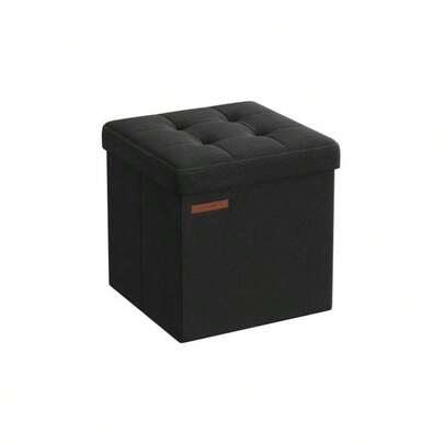 Storage Bench, Footrest, Bed End Stool, For Living Room, Bedroom, 30 X 30 X 30 Cm