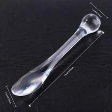 3Pcs Plastic Eye Cream Scoop Set With Absorbing Massage Roller For Mask Mud Mixing - Odorless - Hồng - Xem 6