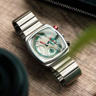 1pc CILOA Oversized Dial Wristwatch, Indie Art Style, Luxury Niche Brand, Casual Daily Wear, 2025 New Model