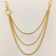 Mehrschichtige Hüftkette aus Metall im Punk-Stil, Jeans-Accessoire für Hip-Hop, multifunktionale Hosen-Kette für Herren und Damen geeignet für den täglichen Gebrauch und modisches Kombinieren