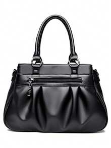 Women's Conventional Large-Capacity Handbag Fashion Designer High-Quality Soft Leather Bags Casual Retro Shoulder Bag 2024 New