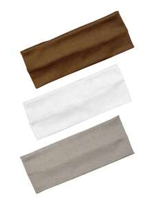 1/4pcs Fabric Headbands, Multi-Color, Fashionable & Versatile Daily Wear For Women,Gym Hair Band Turban Headband Sweatband, School Stuff, College Fall Winter Hair Accessories For Women For Vacation Outfits Woman Elegant Scarf Women Bandanas Soft Headwrap - Multicolor - View 11