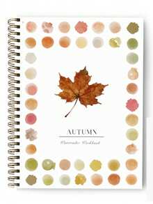 Beginner-Friendly Watercolor Workbook With Paint Brush With Color Palette Watercolor Paint Book Art Painting Supplies