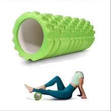 Rolo de Massagem Foam Roller em PVC e EVA - Verde - Visão 3
