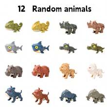 Tecforood 1/3/5/7/12款随机、不重复的恐龙咬手指玩具模型可供选择。这些模型造型生动逼真，采用防摔材质，拥有多种恐龙动物造型（适合用作展示挂件/桌面摆件）。咬手指的细节提升了互动乐趣（提升了游戏体验）。