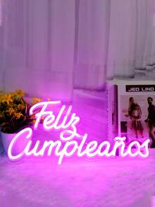 Colorful Decorative Neon Lights, Adjustable Brightness, LED Signs, Battery-Operated, Portable And Easy To Use. Available In Phrases Such As "Merry Christmas", "Love", "Happy Birthday", "Let's Party", "Marry Me", "Oh Baby", "Girl Or Boy", "Cheers To Love", Etc. Suitable For Home Decoration, Bar Decoration, Festival Party Decoration, Confession Decoration,