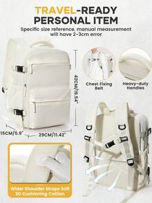 Vacuum Compression Backpack - Travel Compression Laptop Backpack For Business, Waterproof, Spacious Weekend Bag, Unisex Casual Daypack, Black Travel Backpack For Men, Functional Space-Saving Compression Backpack With 3D Foam Shoulder Straps, Adjustable Non-Slip, Lightweight Durable Nylon Material, Foldable, Non-Fading, Ideal For Students And Leisure Travel