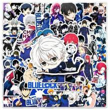 50 Blue Prison Anime Stickers, Vinyl Cartoon Decals, Reusable, Self-Adhesive, Irregularly Shaped, Suitable For Water Bottles, Laptops, Scrapbooks, Skateboards, Phone Cases, Suitable For Users 14 And Over - 50件 - 查看 4