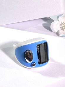 Nuovo contatore elettronico portatile, display LED ad anello elastico, mini contatore manuale, contatore per uso quotidiano di carte e imballaggi