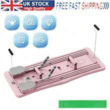 Foldable Multifunctional Fitness Board Pilates Reformer For Home Workouts Body - Pink - View 1