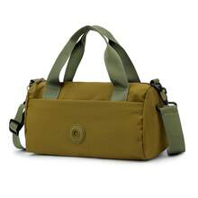 1个简约纯色时尚小型多功能斜挎收纳包，小容量健身包，女士百搭单肩包，轻巧柔软迷你健身包