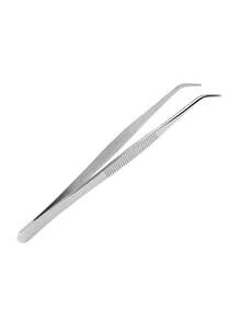 1pc/2pcs/4pcs Stainless Steel Barbecue Tweezers, Cooking Tweezers, Straight Head Tweezers, Elbow Tweezers, Barbecue Clips, Kitchen Tweezers, Food Tweezers, Extra Long Stainless Steel Tweezers - Multicolor - View 11