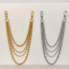 Mehrschichtige Hüftkette aus Metall im Punk-Stil, Jeans-Accessoire für Hip-Hop, multifunktionale Hosen-Kette für Herren und Damen geeignet für den täglichen Gebrauch und modisches Kombinieren