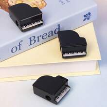 1个钢琴造型削铅笔器，创意音乐爱好者文具礼物，小学生小奖品 - 彩色 - 查看 5