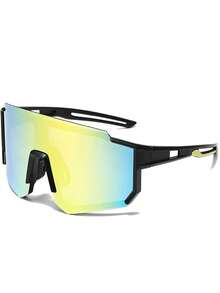 1 Pair Fashion Sports Sunglasses, Cycling Glasses, Running Glasses, Unisex, Suitable For Outdoor Sports, Cycling, Running, Hiking And Other Outdoor Activities