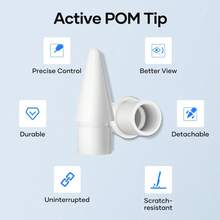 6支升级版Apple Pencil笔尖,兼容Apple Pencil第一代/第二代,USB-C接口,iPad Pro,细笔尖,精准操控,耐用金属笔尖,圣诞节、送给家人、朋友、生日、节日的最佳礼物 - 彩色 - 查看 7