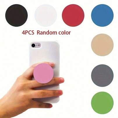 4 piezas Soporte plegable para teléfono con agarre de dedo de ABS, soporte universal para teléfono giratorio 360°, soporte de teléfono de airbag, regalo para amigos, regalo de Halloween y Navidad