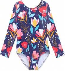 Long Sleeve-blue Flower