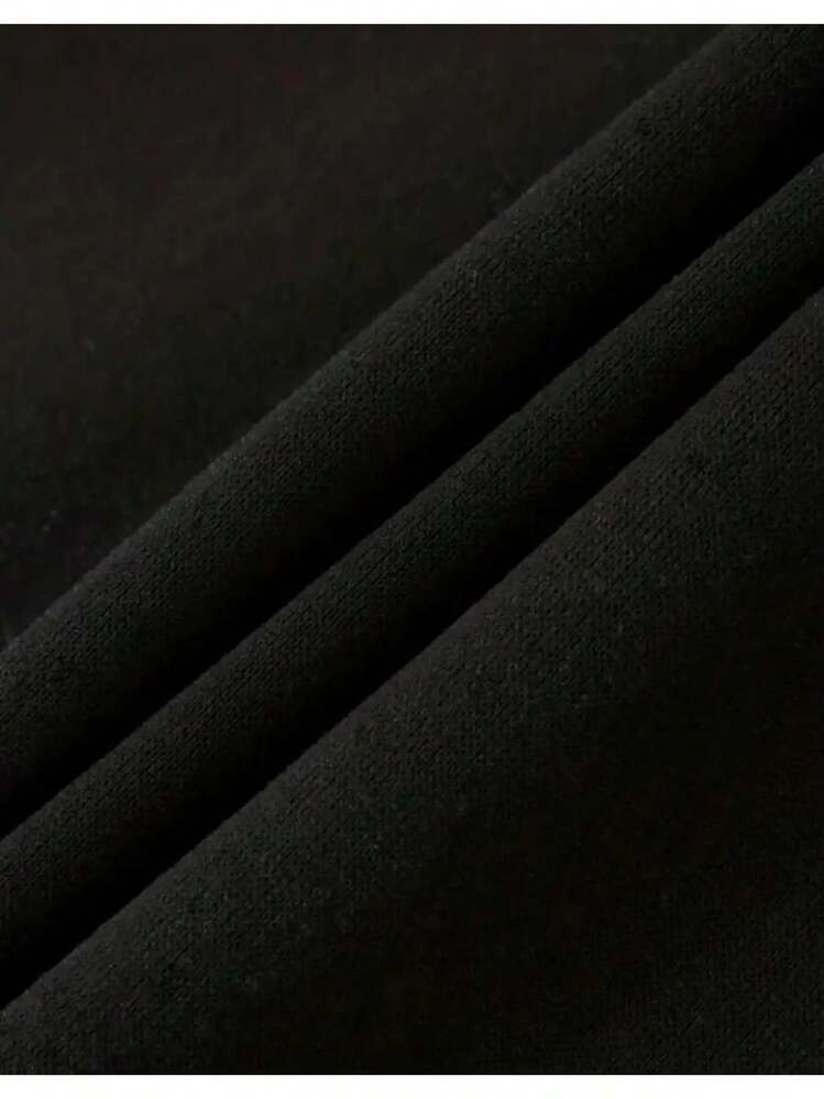 Sudadera con capucha de poliéster cómoda negra para hombres con impresión de mensaje sincero en la parte trasera - Sudadera casual, bolsillo canguro y mangas largas, regalo sentimental para ocasiones especiales de vestimenta casual, TALLA GRANDE - Negro - Añade 5