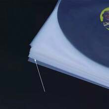 50X Anti Static 12'' LP LD Vinyl Record Covers Inner Sleeves Clear Cover Plastic - Default - View 3