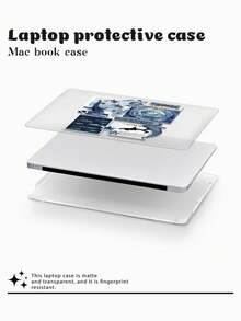 1 Piece, Deep Blue Ocean Biology Apple Laptop Protective Case, Frosted Transparent Ultra-Thin Acrylic, Frosted Anti Fingerprint, All Inclusive Anti Drop, 3D Heat Dissipation Hole, Compatible With Air13 2025/Pro 16 M4/M3/M2, Preferred Protective Case For Business And Office Use