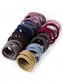 50 pièces/100 pièces Élastiques à cheveux sans couture pour boucles de cheveux, sans dommage pour les cheveux, pour attacher les cheveux, haute élasticité, élastiques, accessoires colorés pour cheveux, pas trop serrés