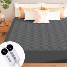 Heated Mattress Pad With 9-Level Heat Settings, 10H Auto-Off & Overheat Protection, Quick Warm-Up Electric Bed Warmer - Deep Pocket Design, Machine Washable, Quiet Operation, Energy-Efficient Heating System, Compatible With All Bed Sizes (Twin/Full/Queen/King) - Ideal For Cold Bedrooms & Winter Use, Heating Mattress Pad, King Size Mattress Heater Cover, Heated Pad For Queen Bed, Mattress Heater Pad, Queen Size Heating Mattress Pad