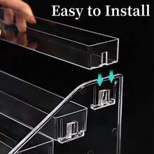 1 suport acrilic pentru cosmetice, raft de depozitare cu mai multe niveluri pentru parfum, îngrijirea pielii, articole de machiaj, suport robust în formă de piramidă pentru sufragerie, baie, dormitor, decor pentru casă