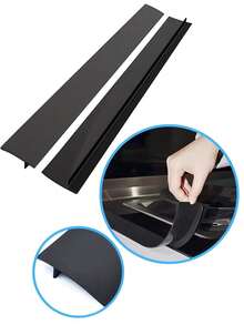 Striscia sigillante in silicone resistente alle alte temperature per cucina, resistente all'olio e allo sporco, guarnizione morbida per fessure del fornello a gas