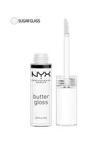 NYX 黄油唇彩 54 糖玻璃 0.27 盎司/8 毫升 彩妆唇彩唇彩透明光泽配方微妙的光泽轻盈质地多功能饰面非常适合分层女朋友妻子母亲朋友生日毕业派对旅行露营户外学校校园旅行节日周年纪念秋季秋季万圣节秋季造型 - 54 Sugar Glass - 查看 1